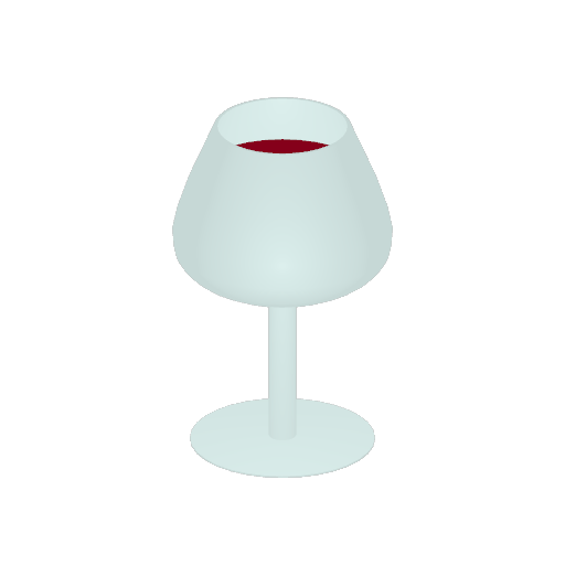 Red wine glass