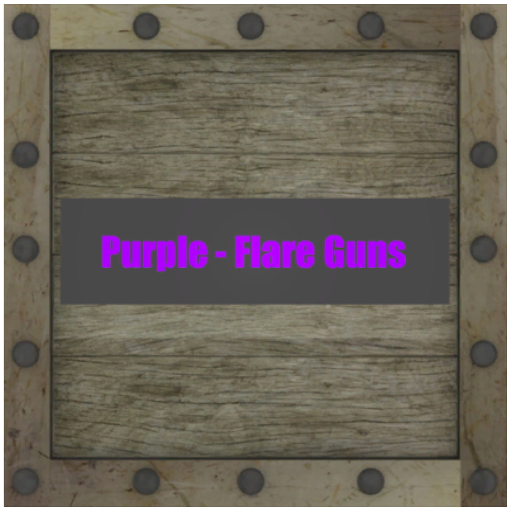 Purple Flare Guns x25