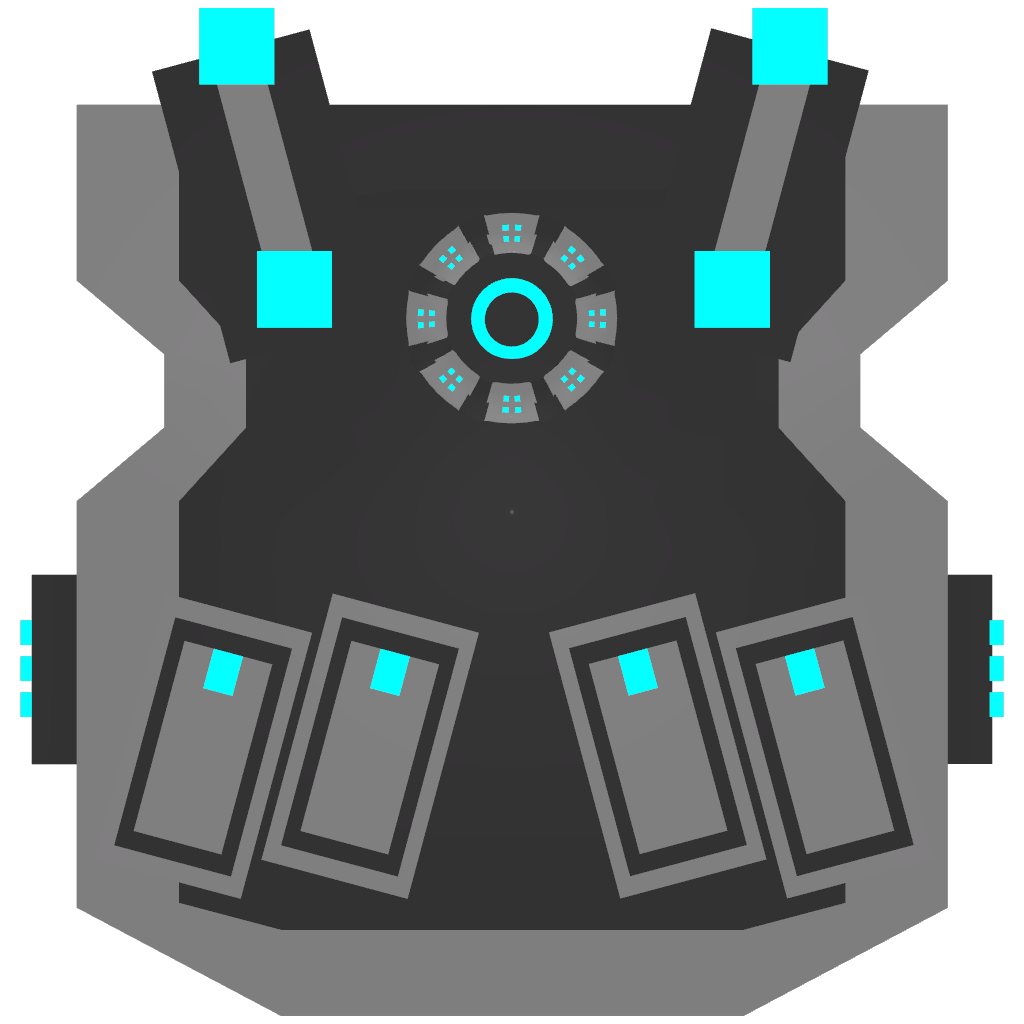 Cyan Emission Vest Tier 3