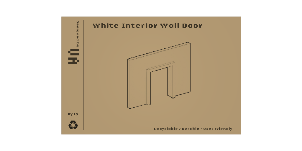 White Interior Wall Doorway