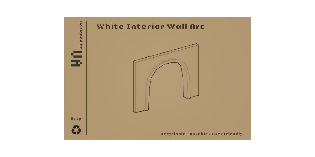 White Interior Wall Arc