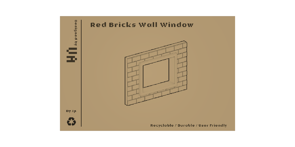 Red Bricks Wall Window