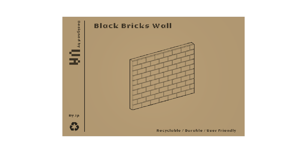 Black Bricks Wall