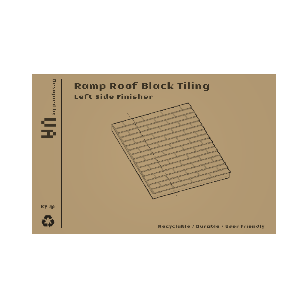 Black Siding Roof Left Quarter