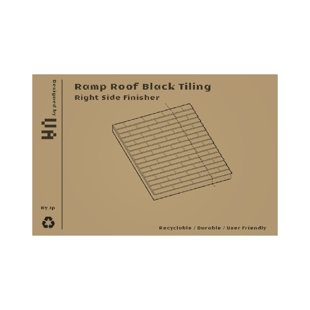 Black Siding Roof Right Quarter