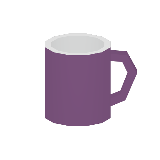 Purple Coffee Cup