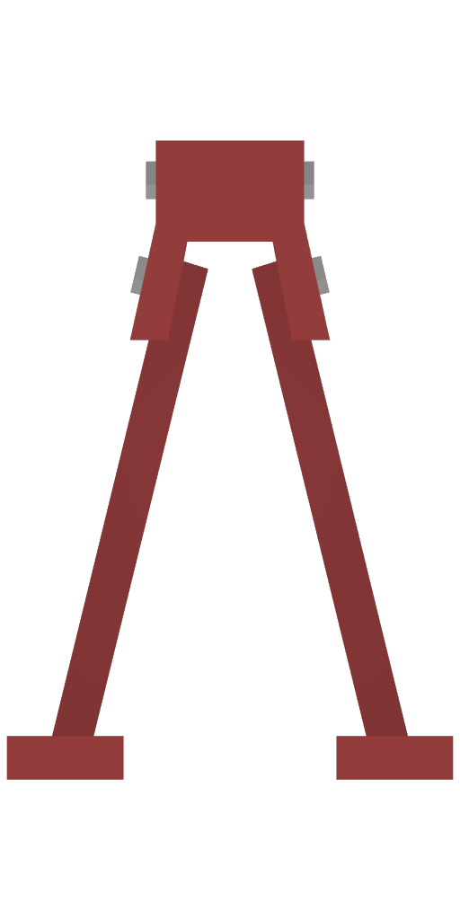 3D Printed Bipod (Red)