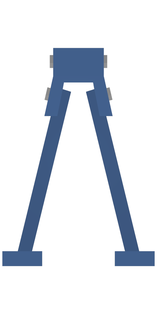 3D Printed Bipod (Blue)