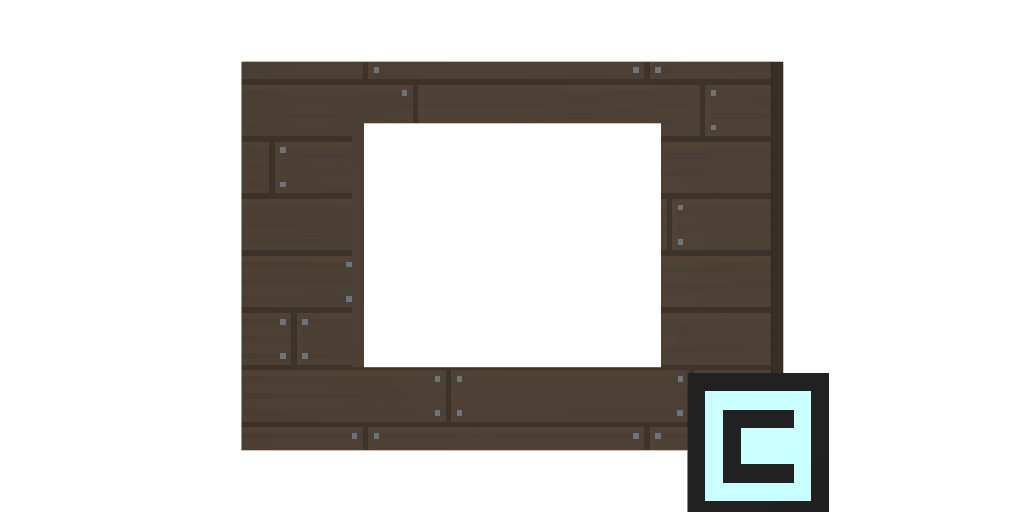 Wooden Center Window