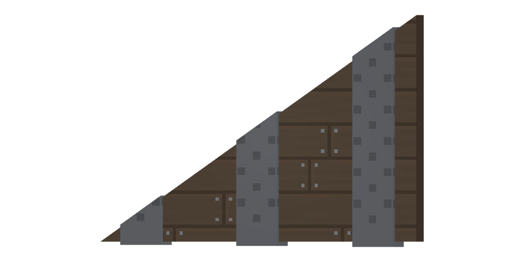 Reinforced Short Ramp Wall