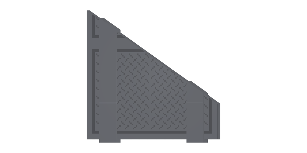 Metal Ramp Wall