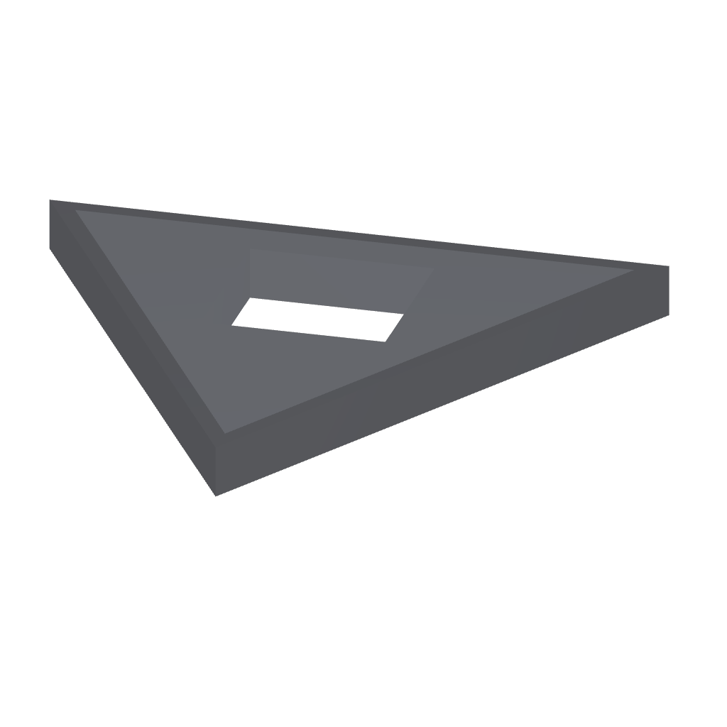 Metal Triangular Hole