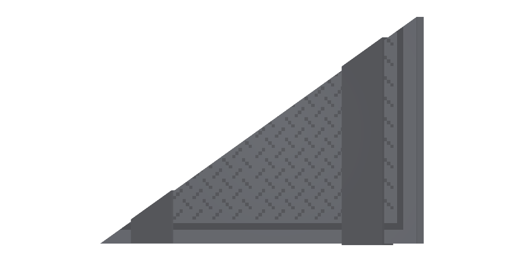 Metal Short Ramp Wall