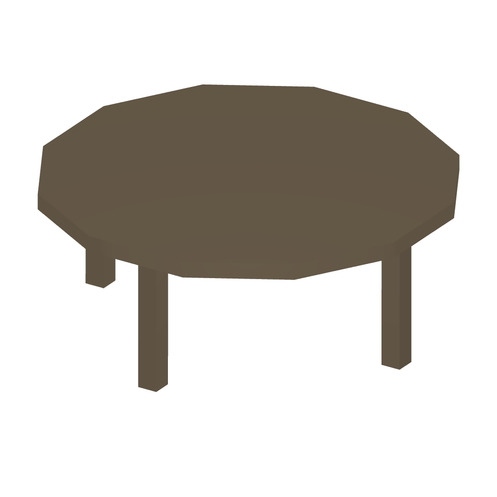 Wooden Circular Table