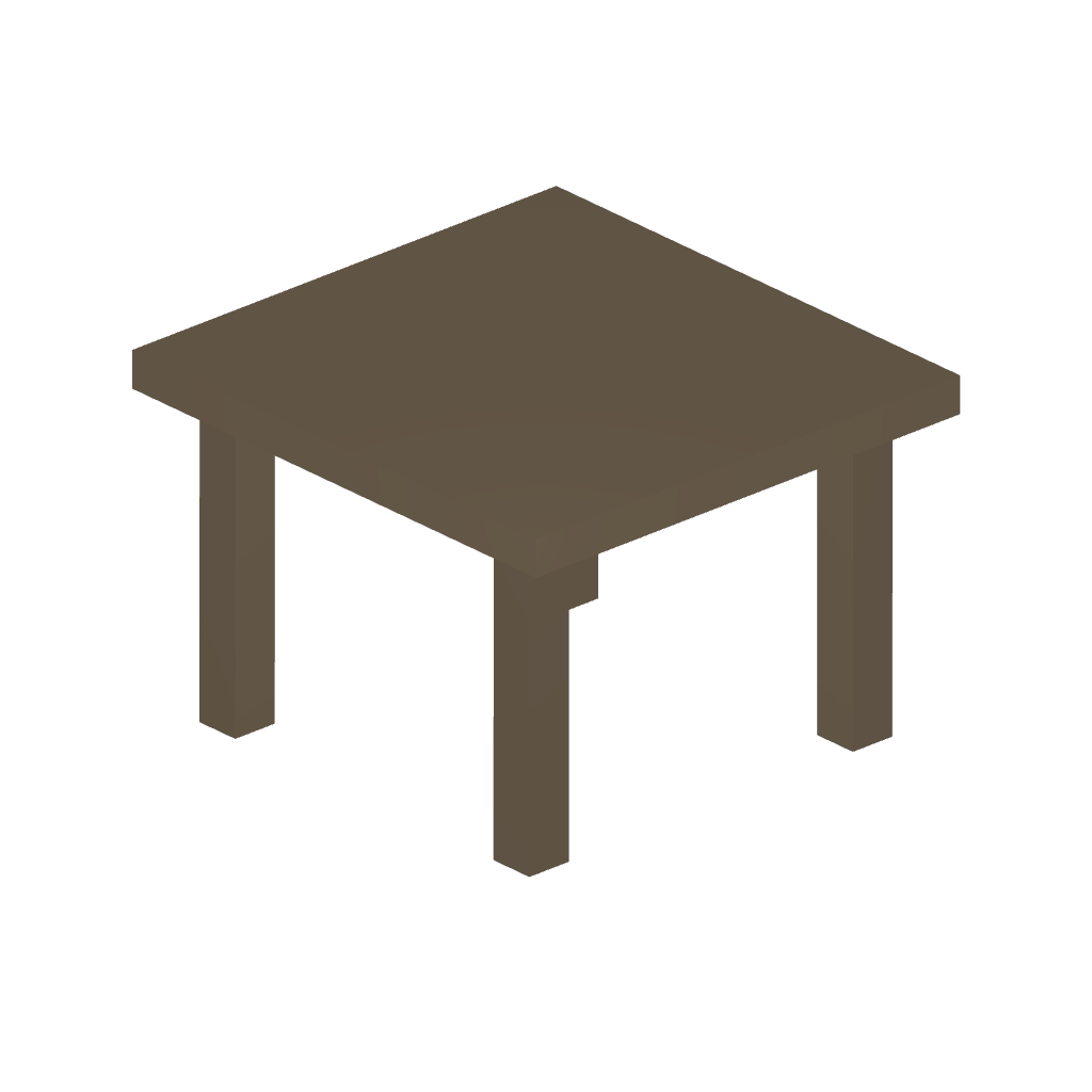 Wooden Square Table