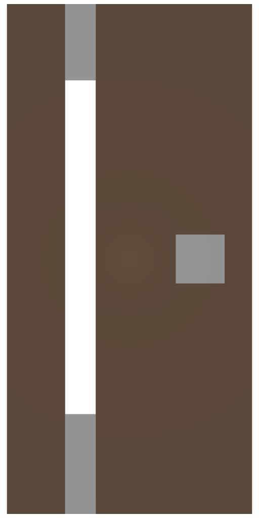 Pine Thin-Slit Door