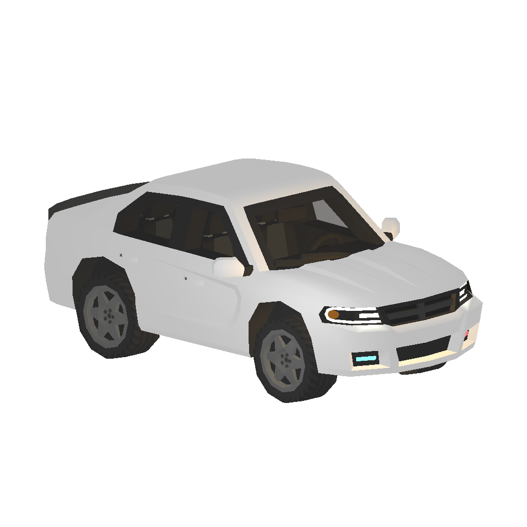 Charger Unmarked White