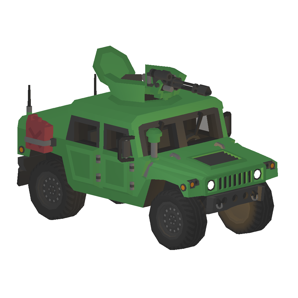 Humvee Weaponised Forest