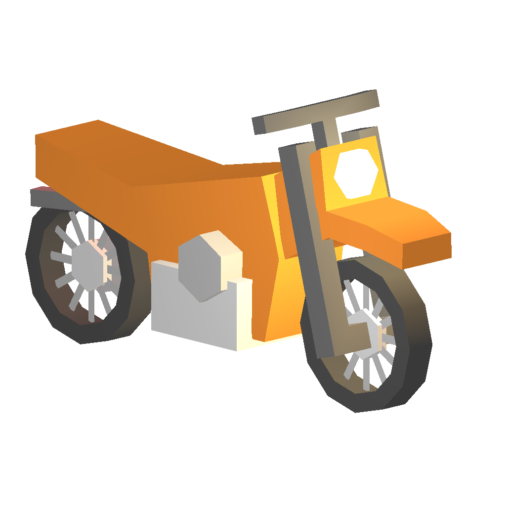 Orange Dirtbike