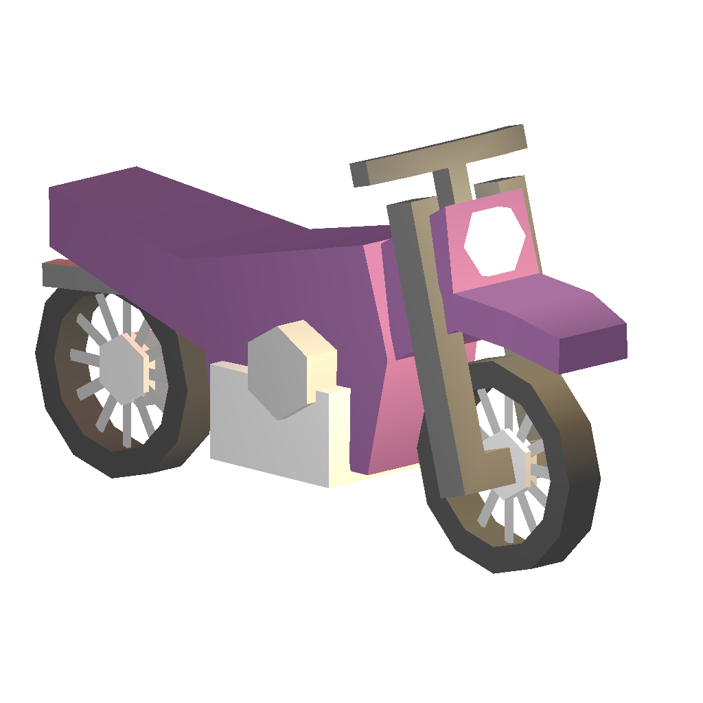 Purple Dirtbike