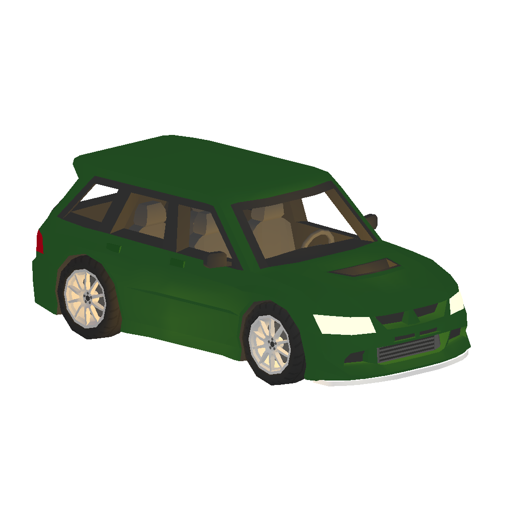 Green Shimitsubi Evo 8 Wagon