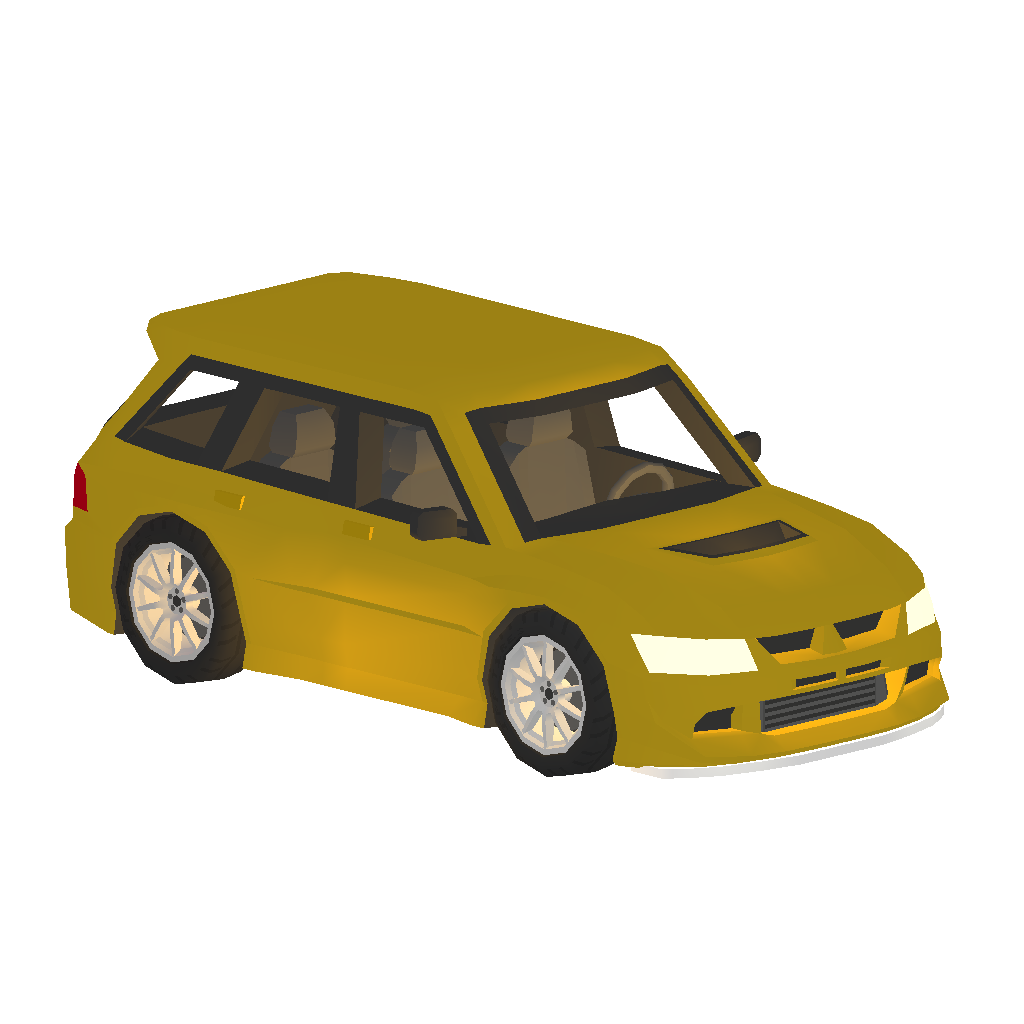 Yellow Shimitsubi Evo 8 Wagon