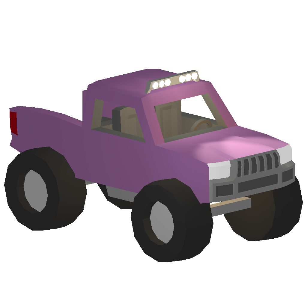 Purple Monster Truck