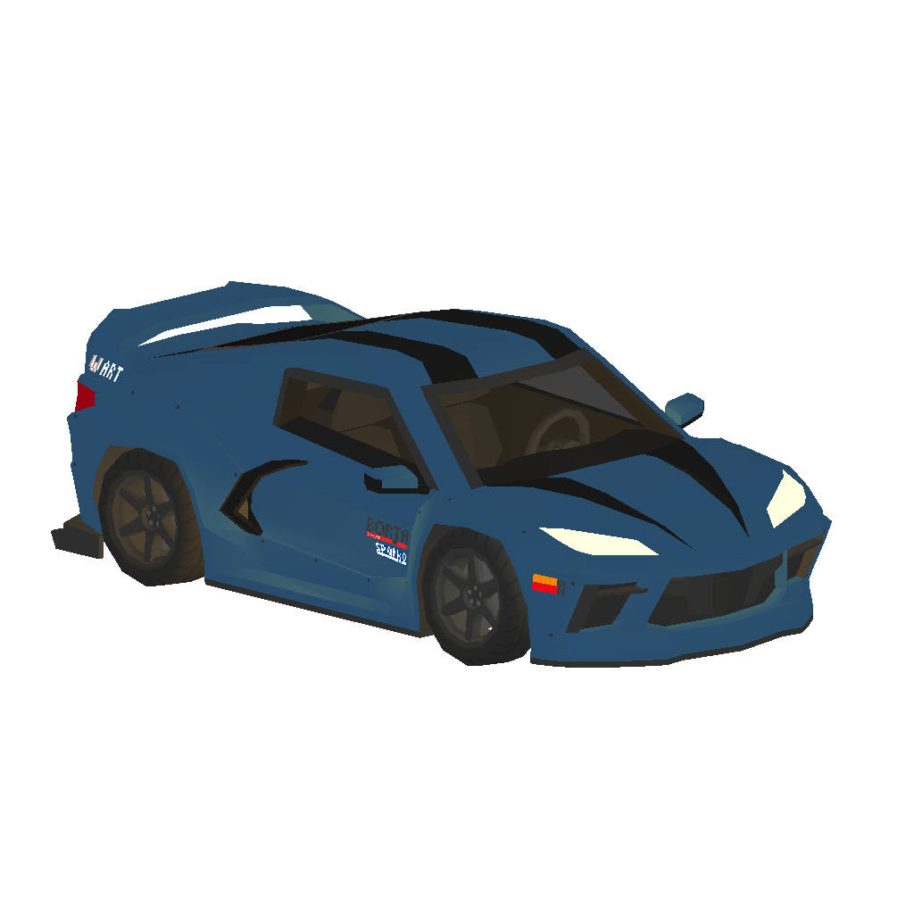 <strong>Blue W-ART Viechy Corvette C8</strong>