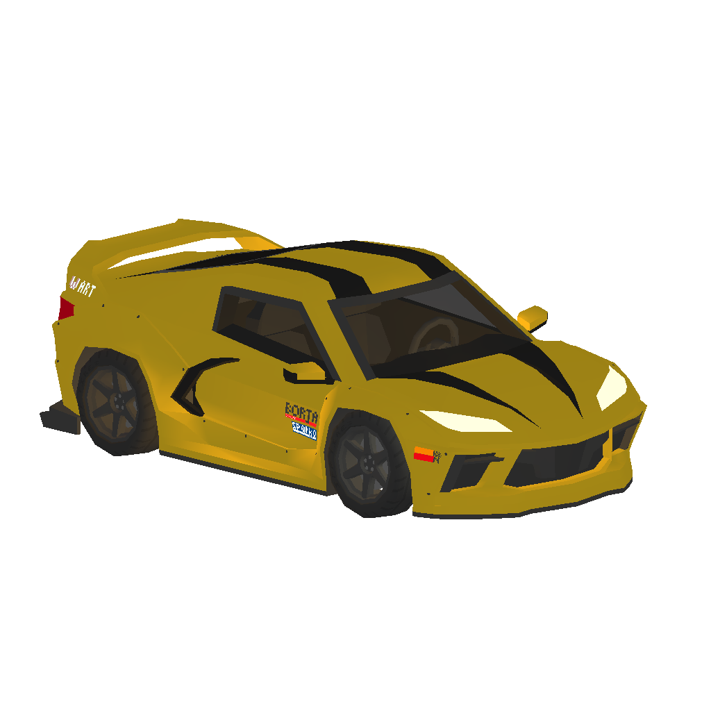 <strong>Yellow W-ART Viechy Corvette C8</strong>