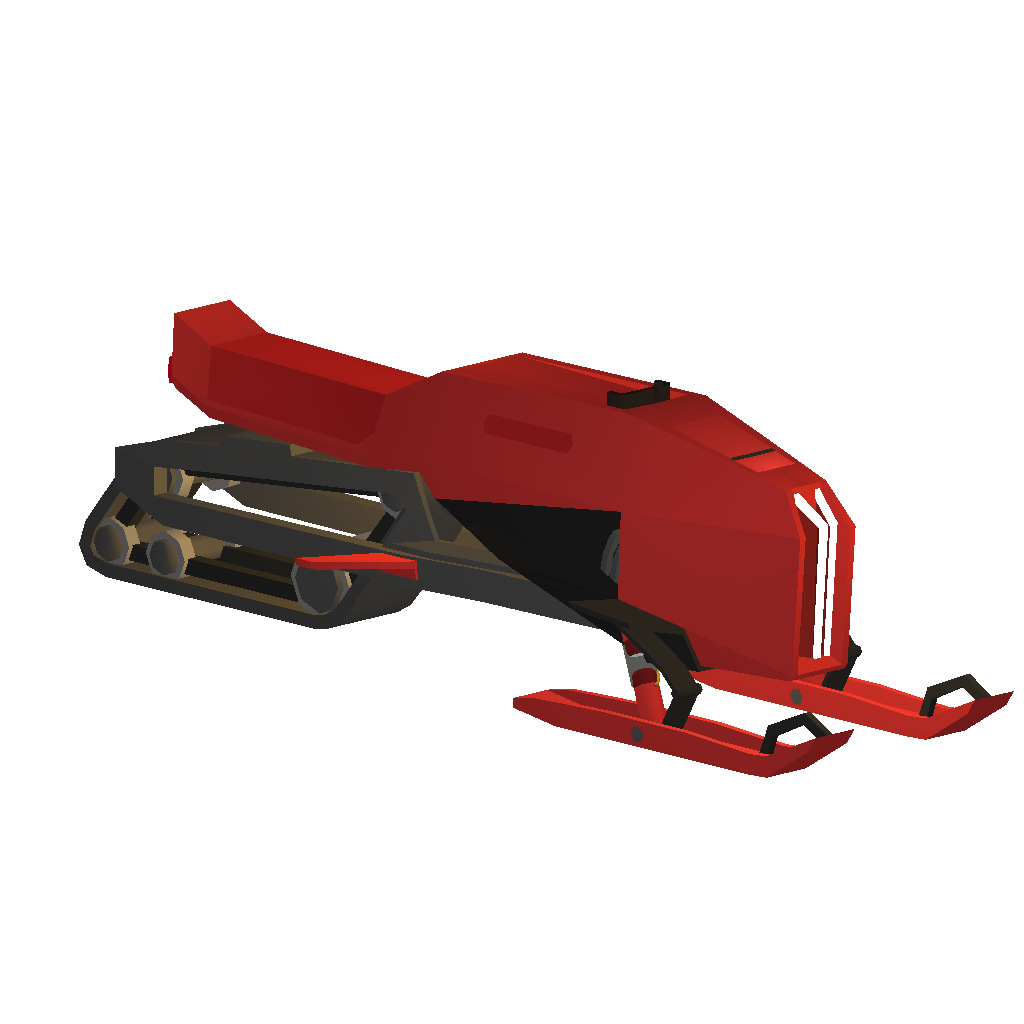 <strong>Red Polstar Snowmobile</strong>